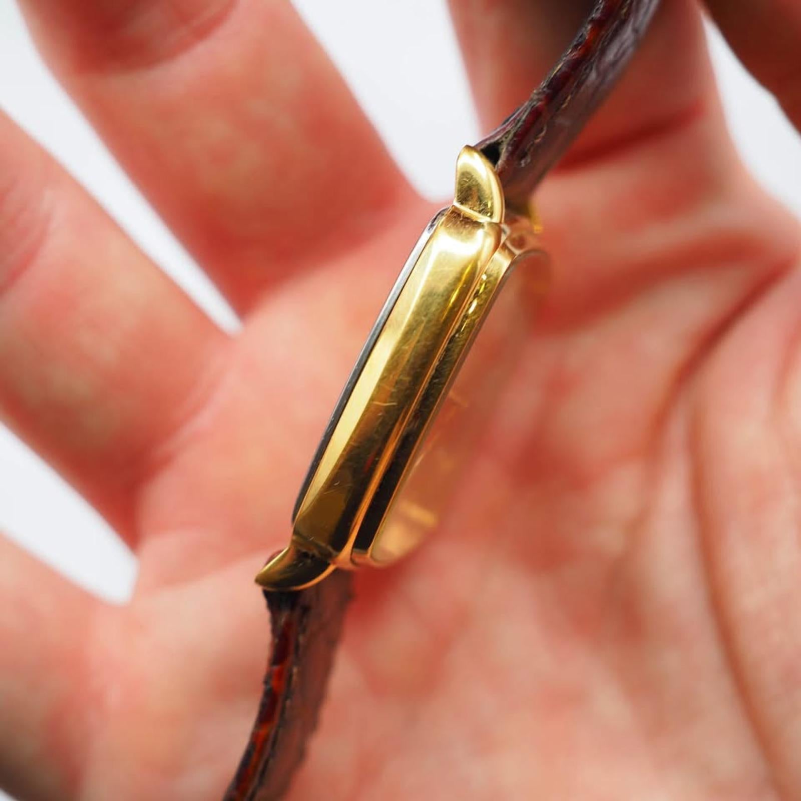 Cyma Mechancial Wind Gold Tone Watch