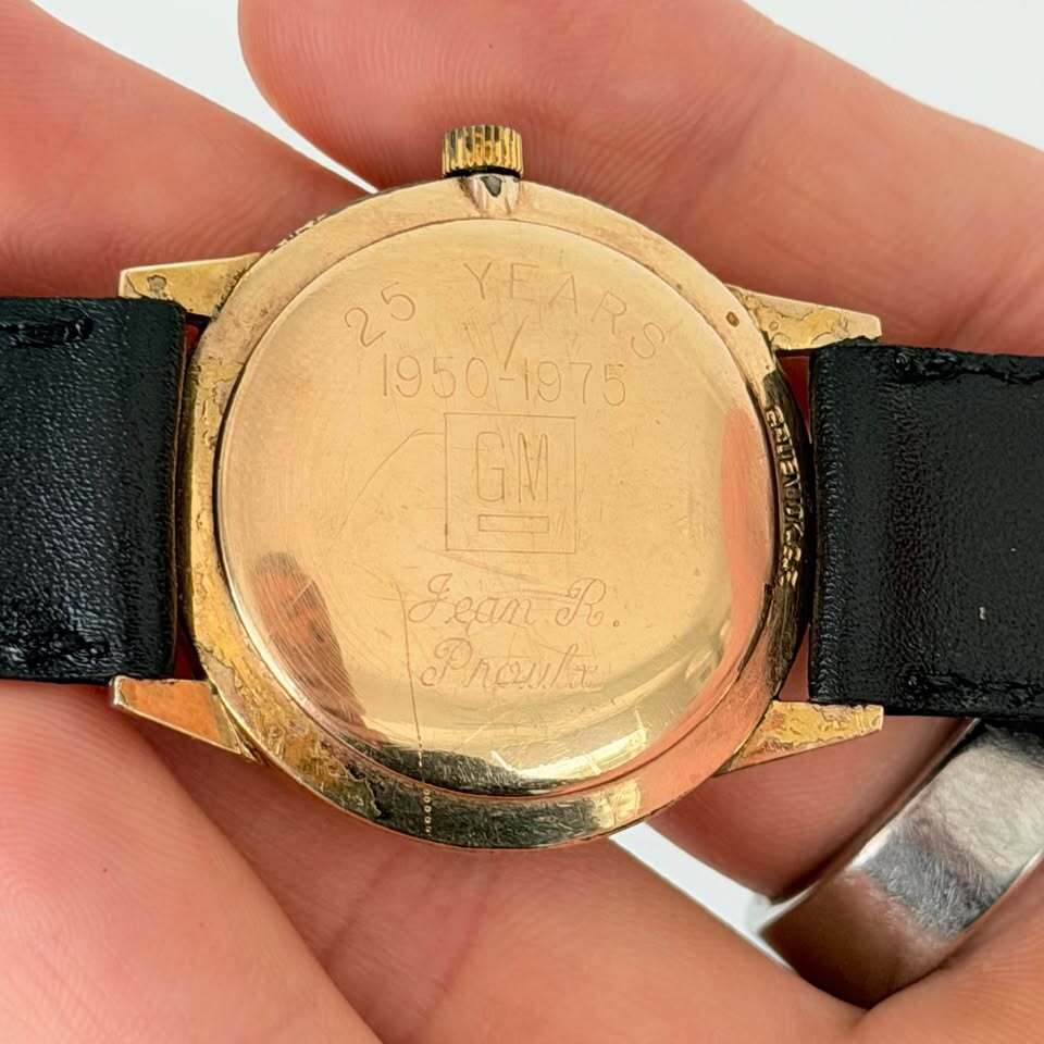 Vintage Gruen Precision Autowind Watch – 25 Jewels, Gold Tone, Date