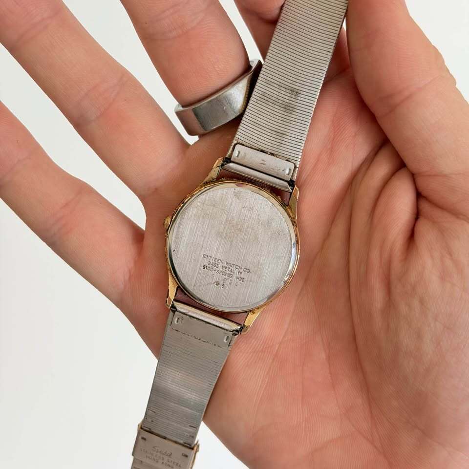 Citizen Quartz Day Date Dress Watch Gold Tone
