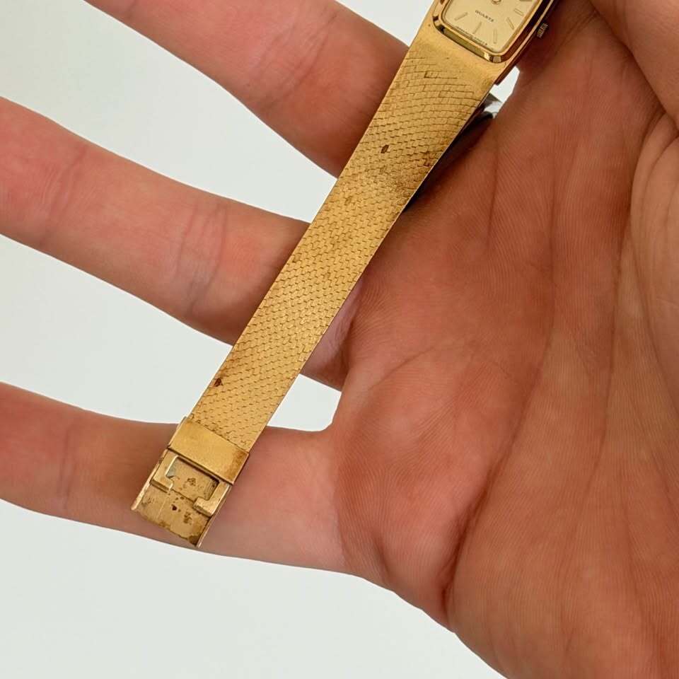 Seiko Lassale Ladies Quartz Dress Watch Gold Tone Mesh