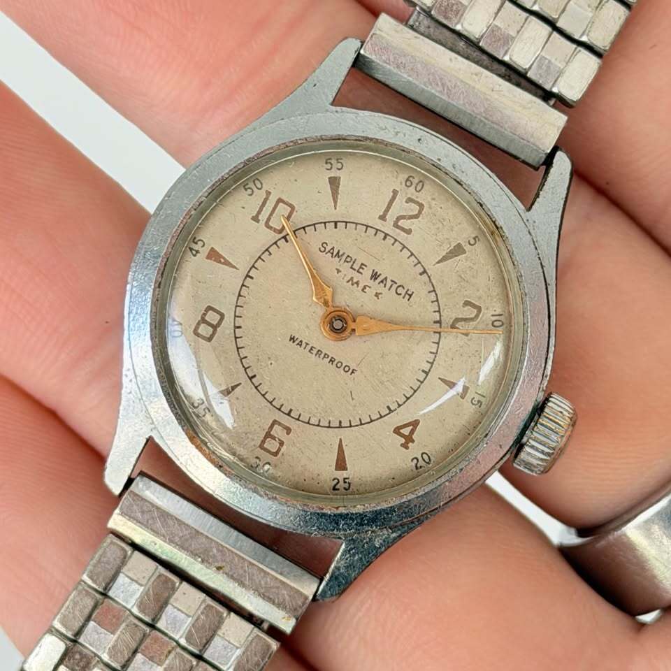 Vintage 1950s Timex “Sample Watch” Salesman Demonstrator – Rare