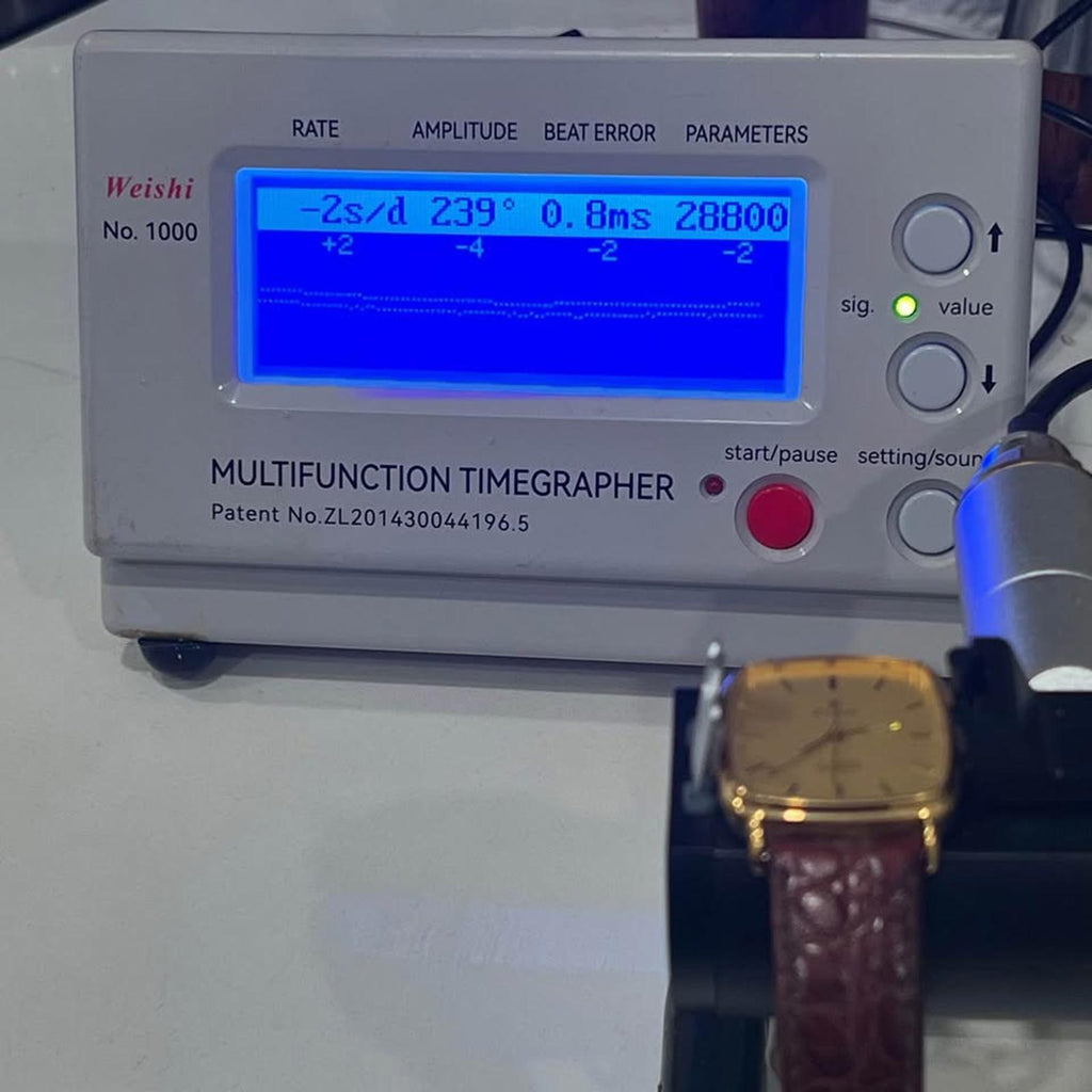 Cyma Mechancial Wind Gold Tone Watch