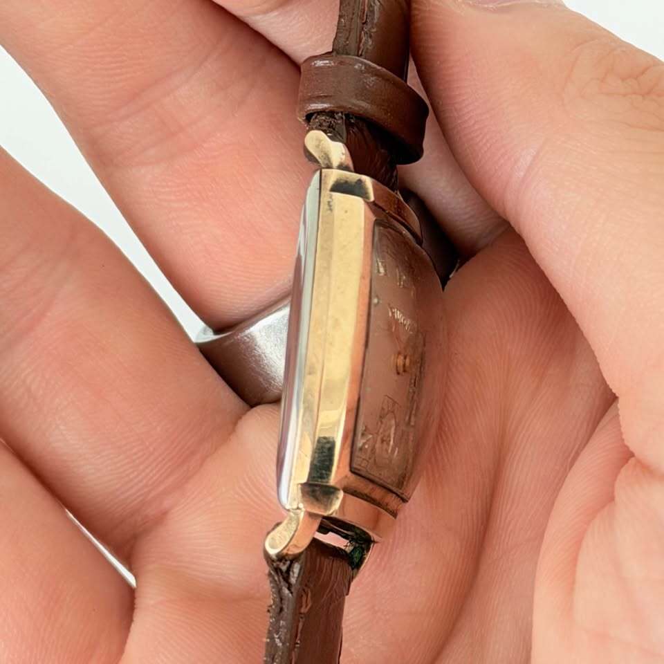 Vintage Bulova Art Deco Tonneau Watch – Gold Filled, Manual Wind