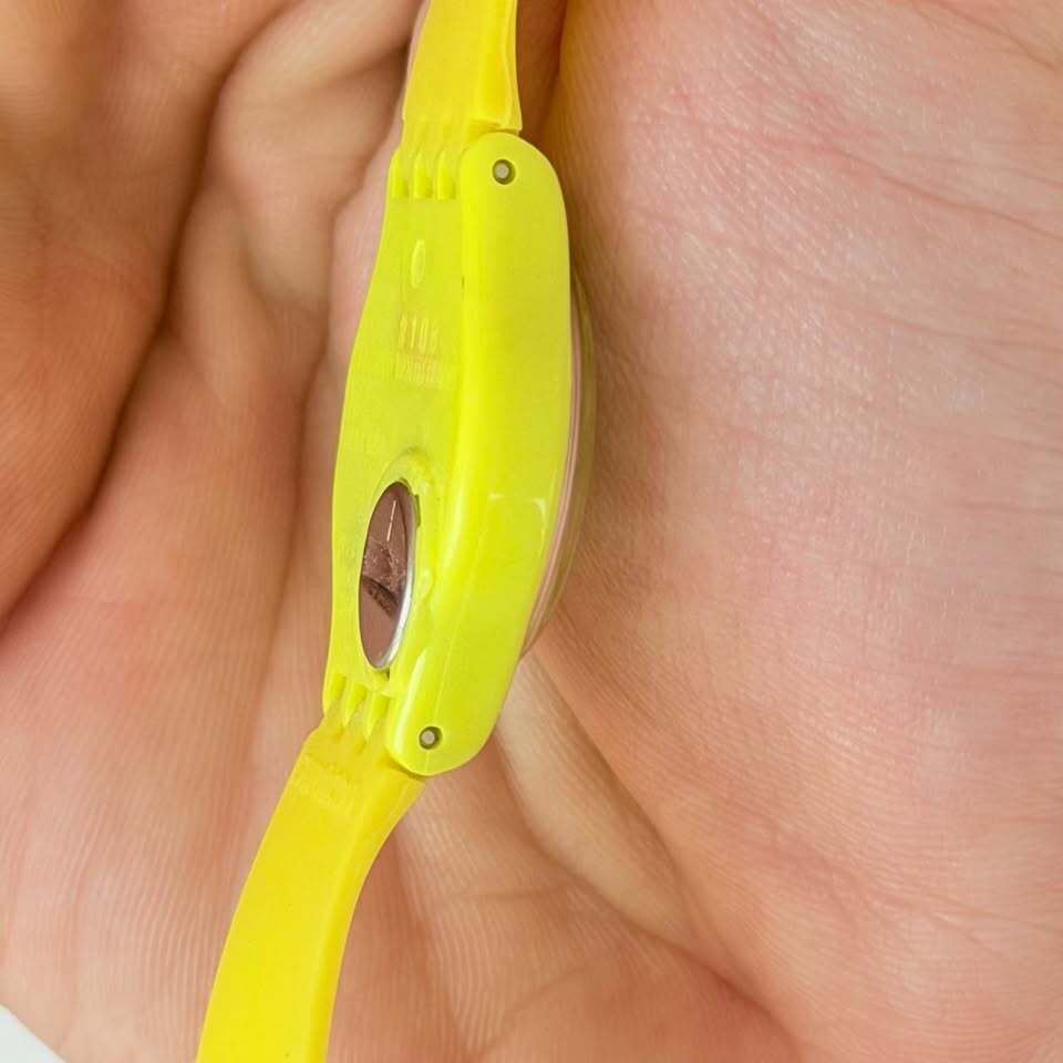 Swatch Yellow Double-Wrap Silicone Watch – Swiss Made