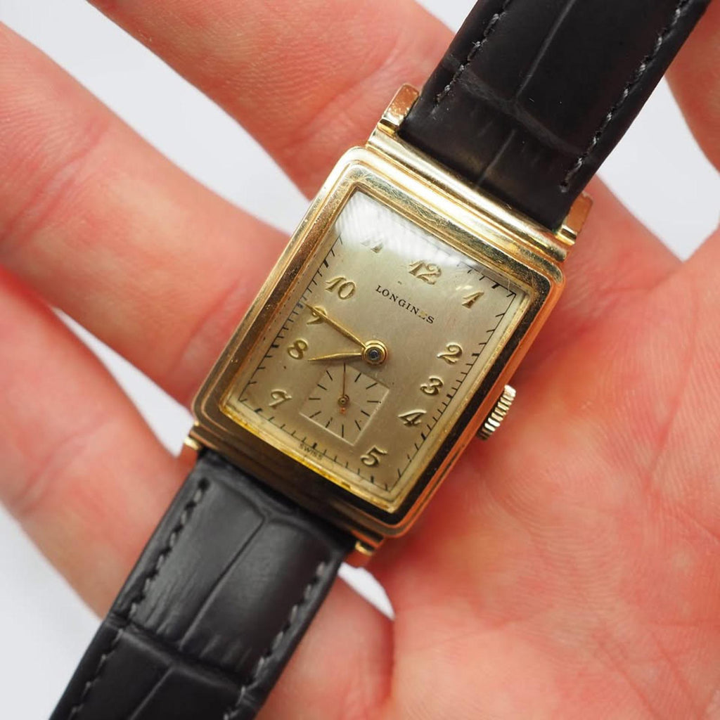 Longines Tank Mechanical Wind Watch