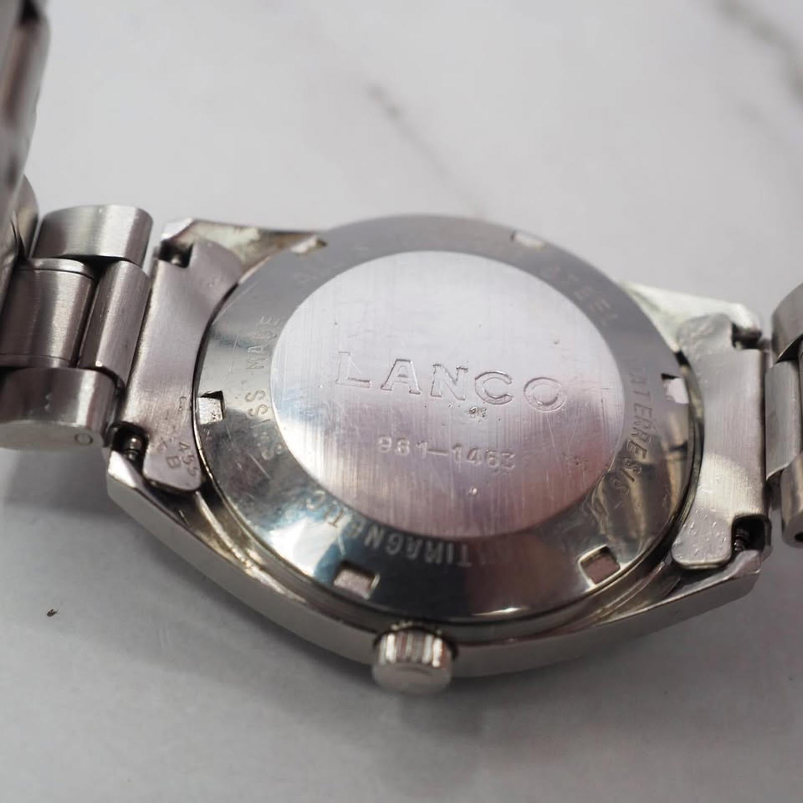 Lanco Automatic Vintage Watch Silver Dial