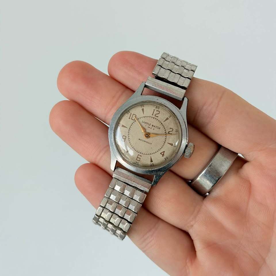 Vintage 1950s Timex “Sample Watch” Salesman Demonstrator – Rare