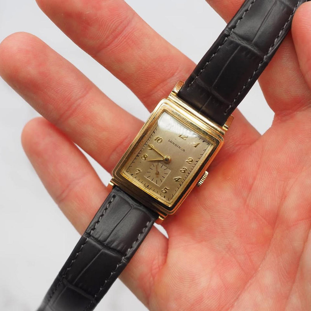 Longines Tank Mechanical Wind Watch