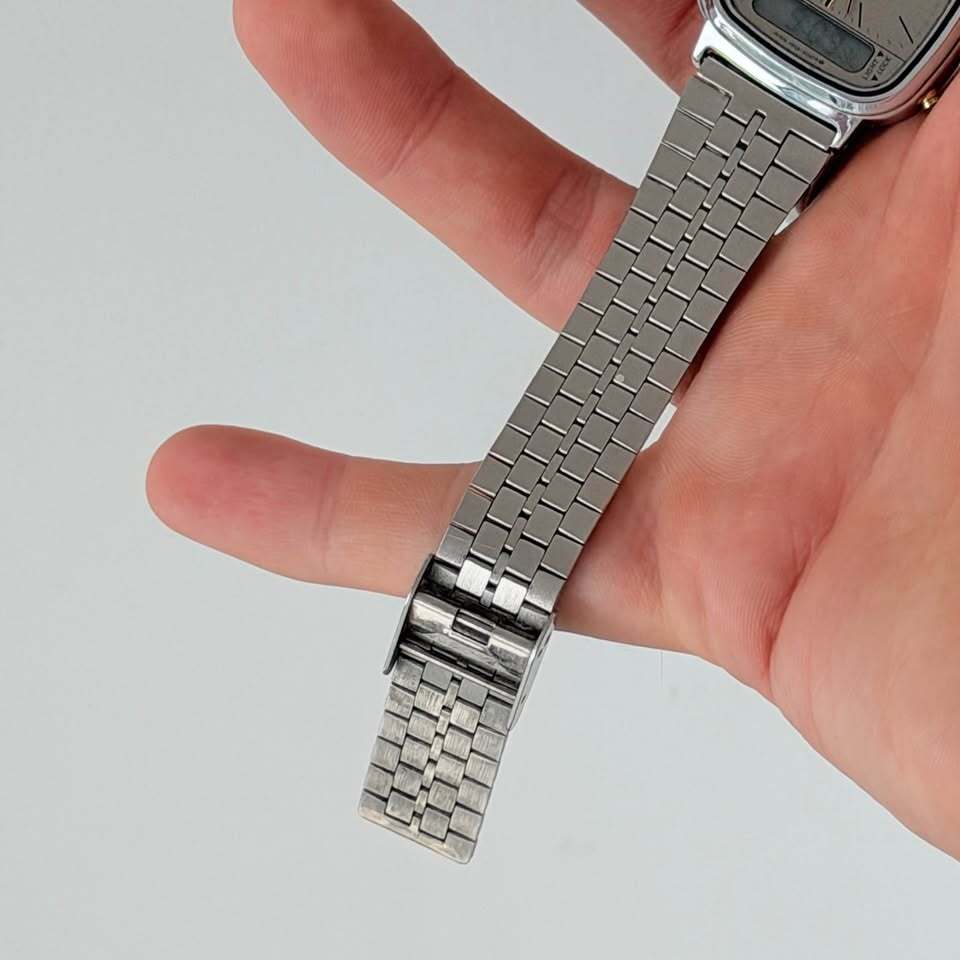Vintage Lorus Ana-Digi Watch – Y653-5000, Two-Tone