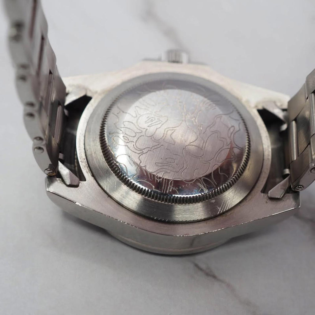 Bapex A Bathing Ape Bape Type 8 GMT Stainless Steel Men's Watch