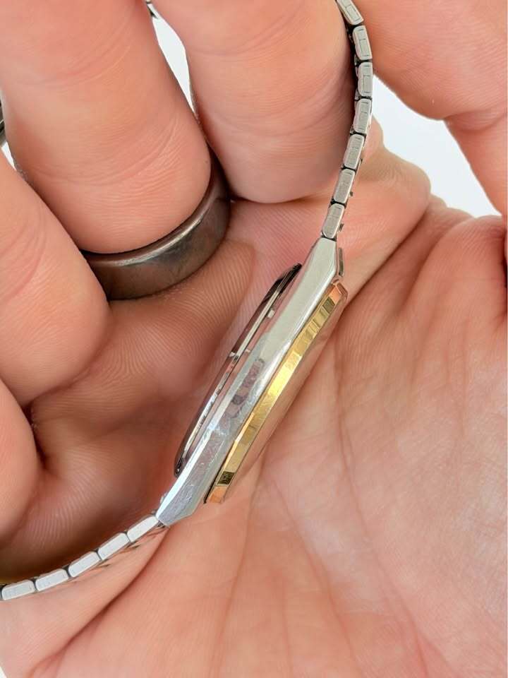 Seiko Quartz 7123-7120 Two-Tone Day/Date Watch