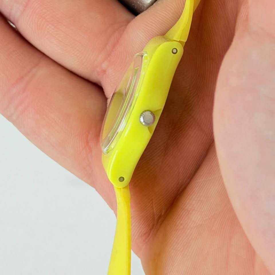 Swatch Yellow Double-Wrap Silicone Watch – Swiss Made