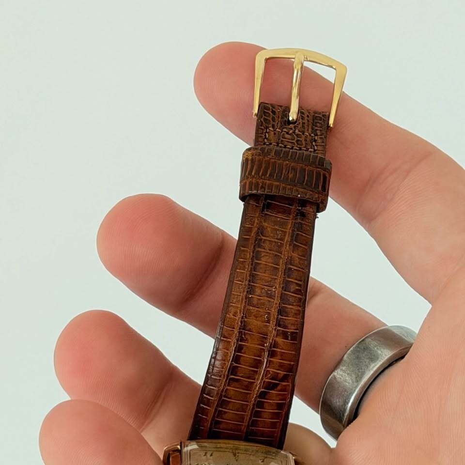 Vintage Elgin De Luxe Tank Watch – 10K Gold Filled
